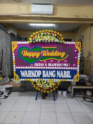 Papan Bunga di Pepedan Moga