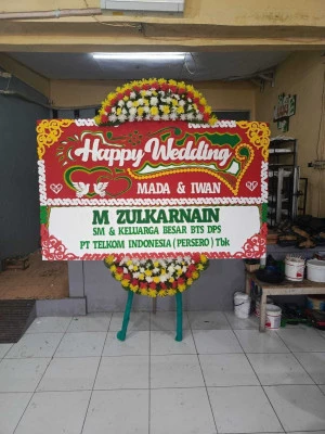 Papan Bunga di Pepedan Moga