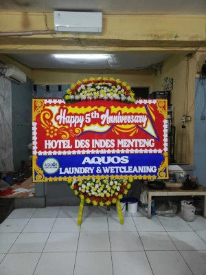 Papan Bunga di Pepedan Moga