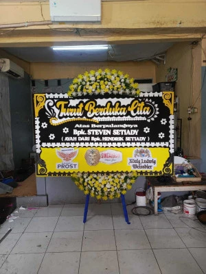 Papan Bunga di Pepedan Moga